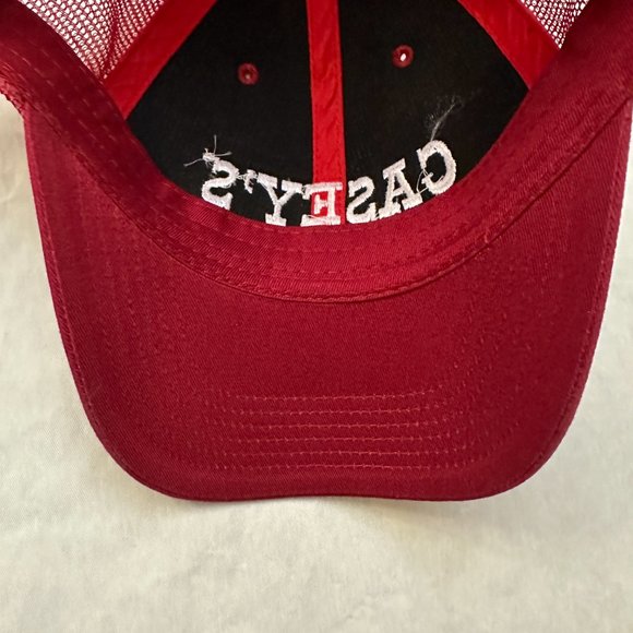 Casey's Red Snapback Trucker Hat / Cap - Picture 7 of 11